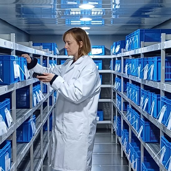 GDP-certified storage at Q1 Scientific Belgium